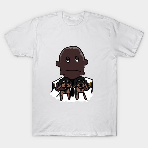 Captain Ray Holt and puppies T-Shirt by wrsartist